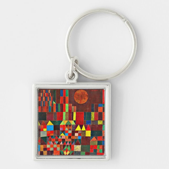 Klee - Schloss und Sun Schlüsselanhänger (Vorne)