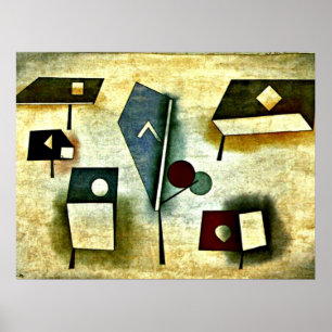 Klee - sechs Arten Poster