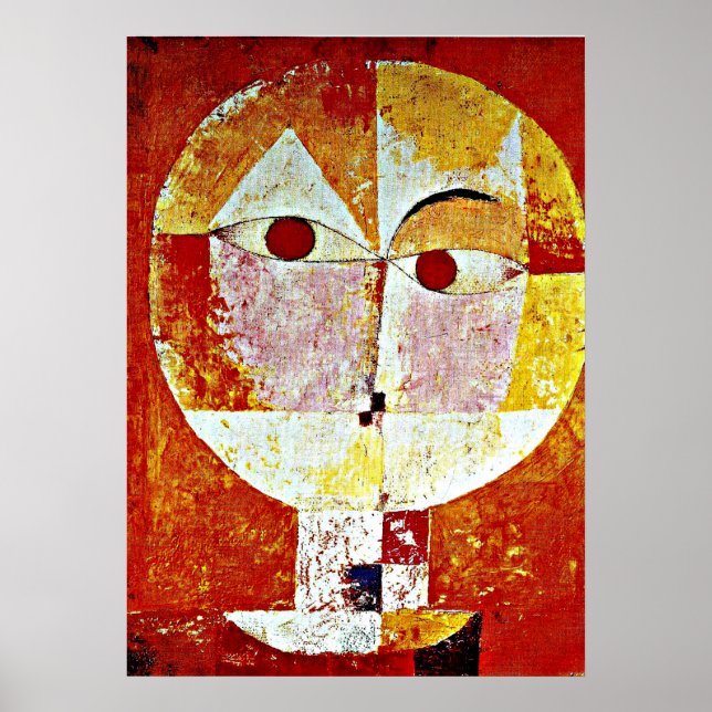 Klee - Senecio Poster (Vorne)