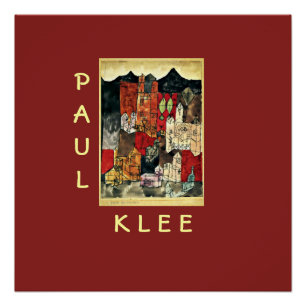 Klee - Stadt der Kirchen Poster