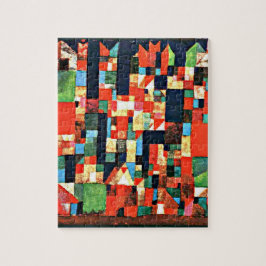 Klee - Stadtbild mit rot und grün