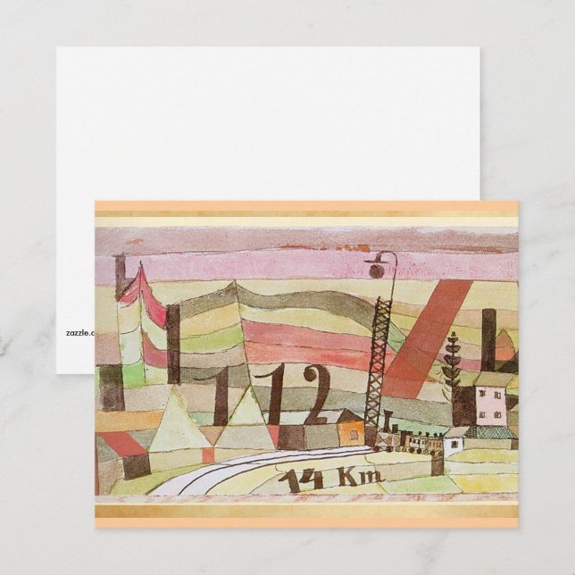 Klee - Station L, 112 Karte (Vorne/Hinten)