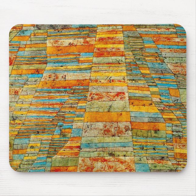 Klee - Straßen und Nebenstraßen Mousepad (Vorne)
