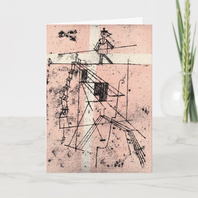 Klee - The Tight Rope Walker Karte (Vorderseite)