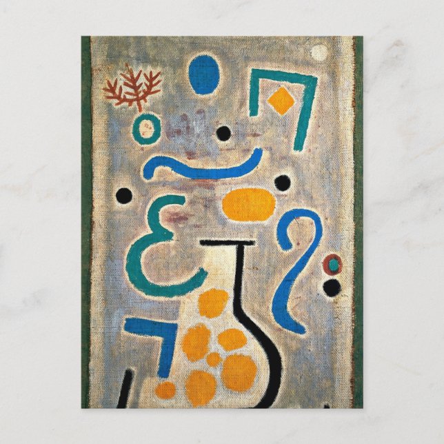 Klee - The Vase-1938 Postkarte (Vorderseite)