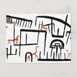 Klee - Tiere in einer Umschließung Postkarte