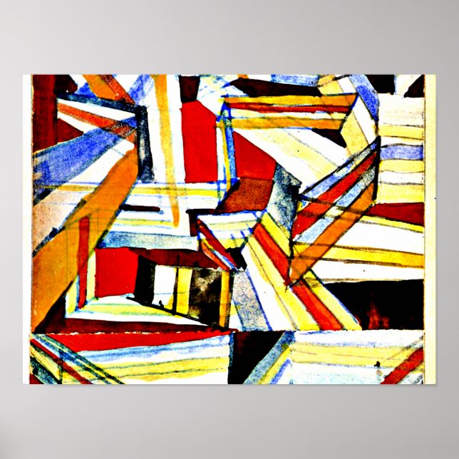 Klee - transparent in Perspektive gepflegt Poster (Vorne)