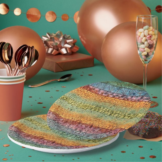 Klee - Tree-Kinderzimmer Pappteller (Multi)