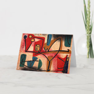 Klee - Ubermut Exuberance Feiertagskarte