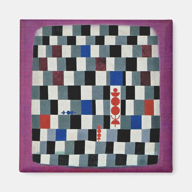 Klee - Ueberschach, 1937 Kunstwerk Magnet (Vorne)