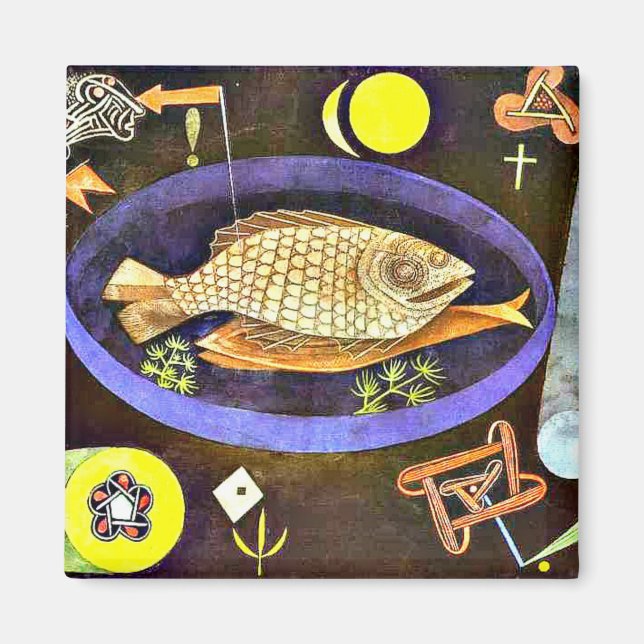 Klee - um den Fisch herum, Magnet (Vorne)