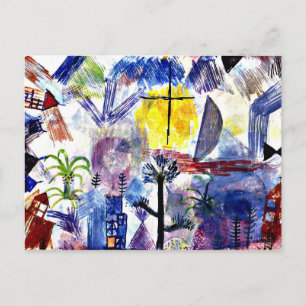 Klee - Unfertige Landschaft Postkarte