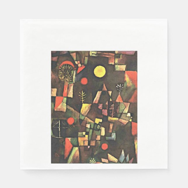 Klee - Vollmond Serviette (Vorderseite)