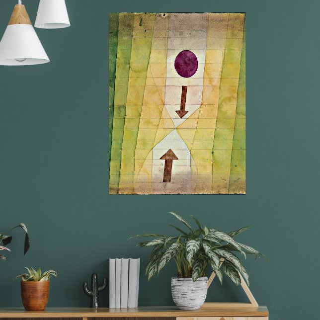 Klee - Vor dem Blitz Poster (Wohnzimmer 1)