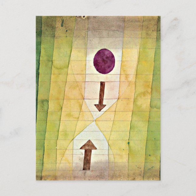 Klee - Vor dem Blitz Postkarte (Vorderseite)