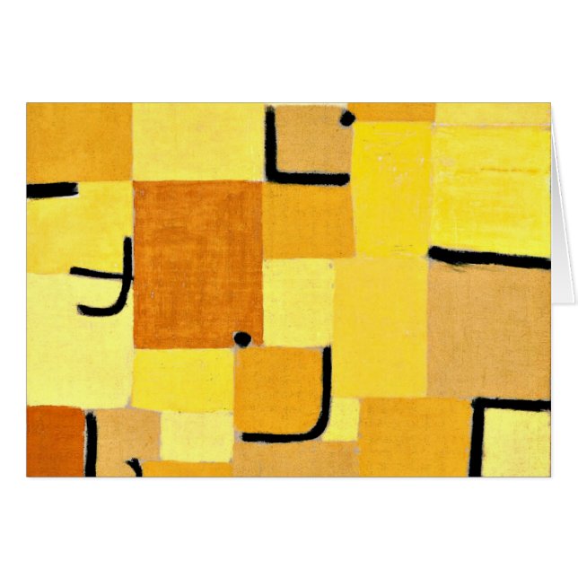 Klee - Zeichen in Gelb (Vorderseite (Horizontal))
