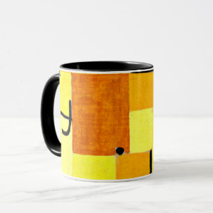 Klee - Zeichen in Gelb Tasse