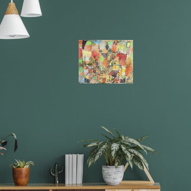 Klee - Zwei Landhäuser Poster (Wohnzimmer 1)