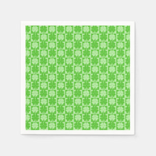 Kleeblatt 4-Blatt Klee Serviette