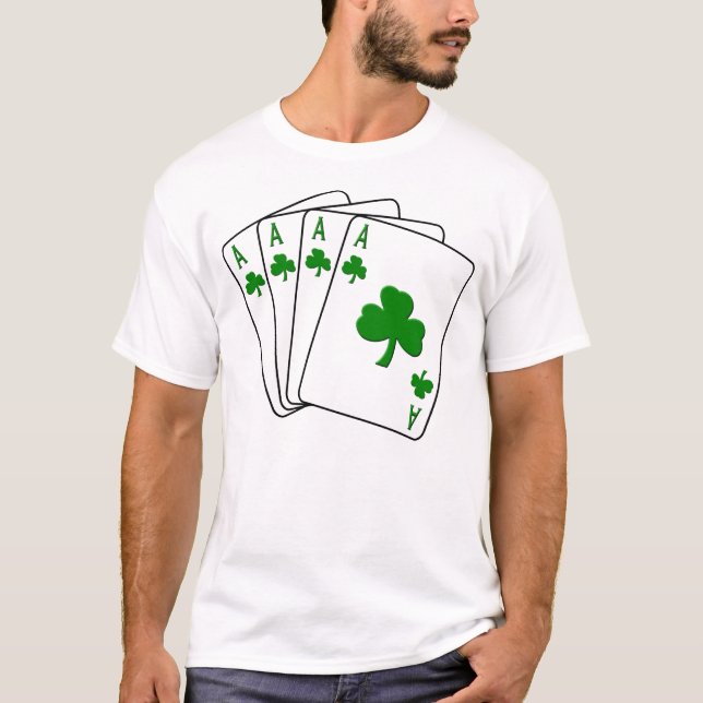 Kleeblatt-Asse T-Shirt (Vorderseite)