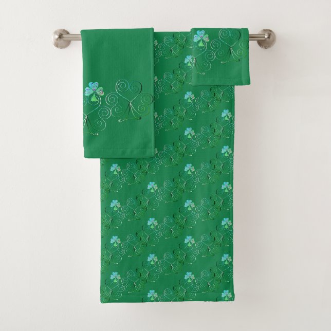Kleeblatt Badhandtuch Set (Insitu)