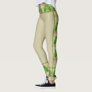 Kleeblatt Beige Leggings