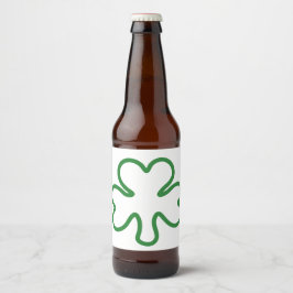 Kleeblatt Bierflaschenetikett