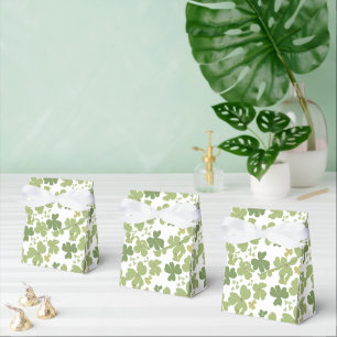 Kleeblatt-Bouquet, Patrick-Tag Geschenkschachtel