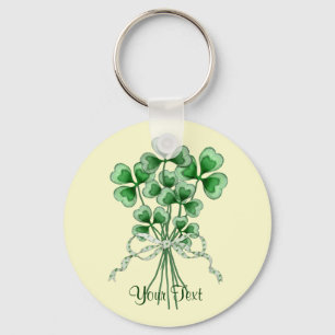 Kleeblatt Bouquet Schlüsselanhänger