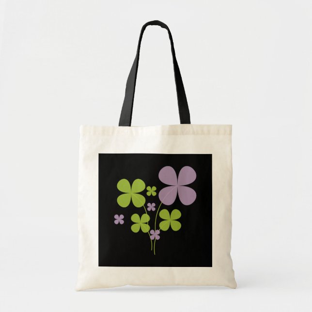 Kleeblatt Canvas Bag Tragetasche (Vorne)