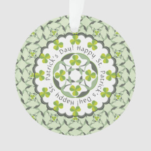 Kleeblatt Celtic Inspiriert Pattern St. Patrick's  Ornament