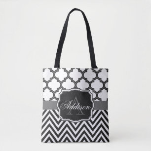 Kleeblatt Chevron Monogramm Tasche