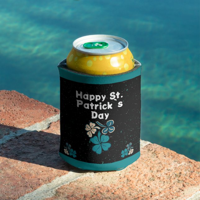 Kleeblatt Clover Irish Happy St Patrick`s Day Dosenkühler (In Situ Pool)