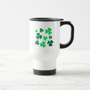 Kleeblatt Clover Leaf Irland Irish Modern Elegant Reisebecher