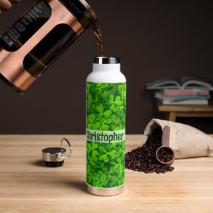 Kleeblatt Clovers Name hinzufügen Trinkflasche