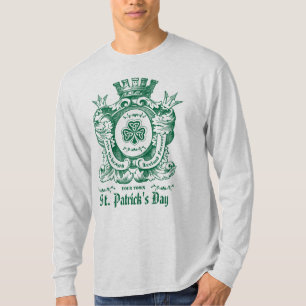 Kleeblatt Coat of Arm Wappen St.Patrick's Day T-Shirt