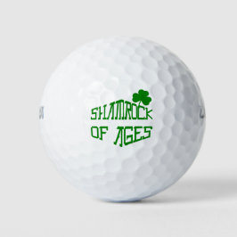 Kleeblatt des Alters Golfball