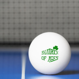 Kleeblatt des Alters Tischtennisball