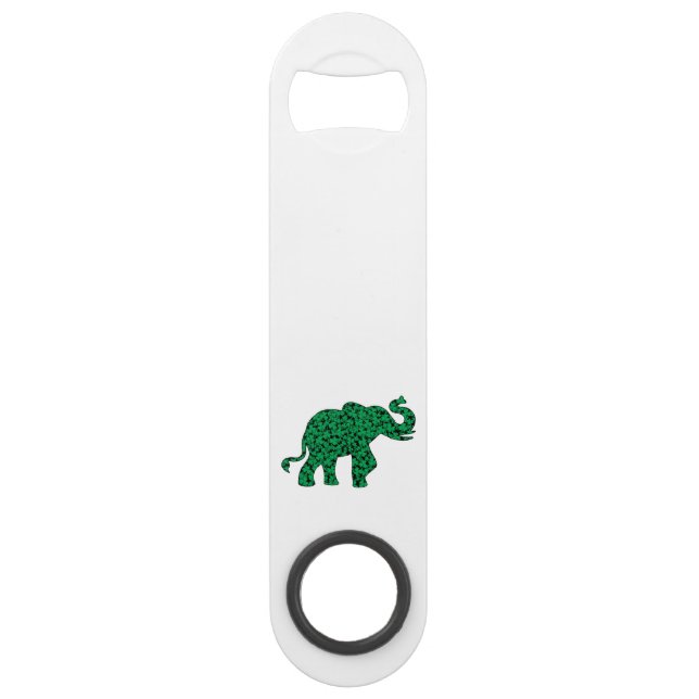 Kleeblatt-Elefant- Speed Flaschenöffner (Rückseite)