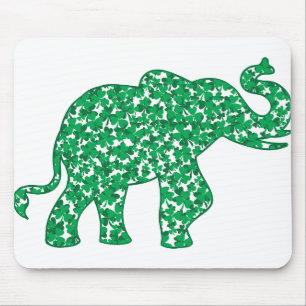 Kleeblatt Elephant Mousepad