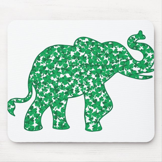Kleeblatt Elephant Mousepad (Vorne)
