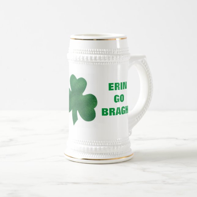 KLEEBLATT ERIN GEHT BRAGH! BIERGLAS (VorderseiteRechts)