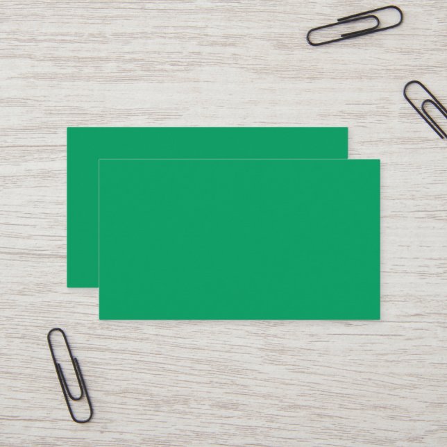 Kleeblatt Green Business Card Visitenkarte (Vorderseite/Rückseite Beispiel)