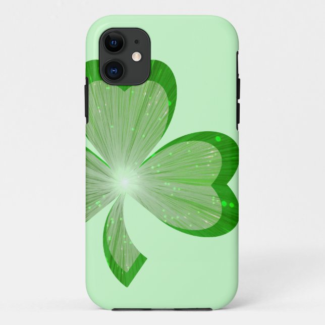 Kleeblatt Green Side iPhone 5 Fall Case-Mate iPhone Hülle (Rückseite)