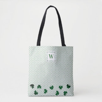 Kleeblatt Green Tote Bag All-Over-Print Tasche