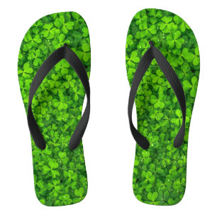 Kleeblatt grün, St. Patrick's Day, Flip Flops
