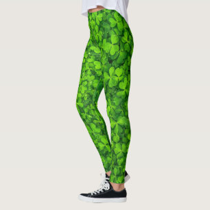 Kleeblatt grün, St. Patrick's Day,  Leggings