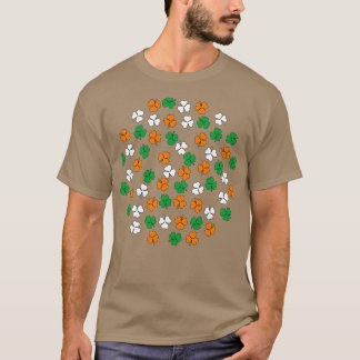 Kleeblatt Grün Weiß Orange T-Shirt