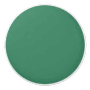 Kleeblatt-grüne Solid-Color-Druck Keramikknauf