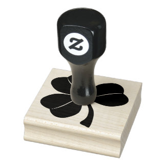Kleeblatt Gummistempel
